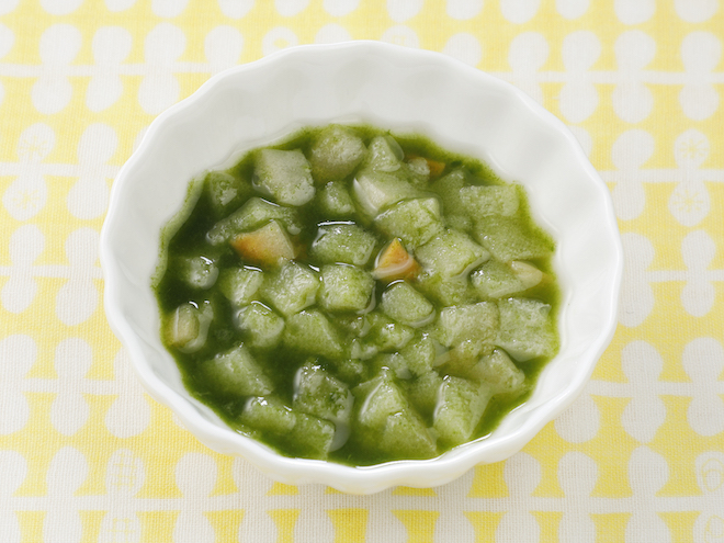 ほうれん草(cǎo)とお麩のやわらか煮