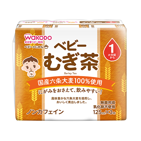 ベビーのじかん むぎ茶 125ml×3P