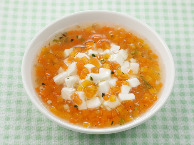 お豆腐の鯛あんかけ