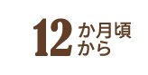 12か月頃から